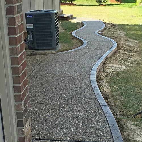 Exposed Aggregate walkway contractor in Oakland County, Michigan